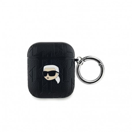 Karl Lagerfeld Karl Lagerfeld Monogram Karl Head case for AirPods 1 / 2 - black