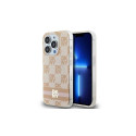 DKNY DKNY IML Checkered Mono Pattern & Printed Stripes MagSafe case for iPhone 13 Pro Max - pink