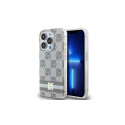 DKNY DKNY IML Checkered Mono Pattern & Printed Stripes MagSafe case for iPhone 13 Pro Max - beige