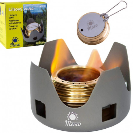 Meva Tourist alcohol stove fueled with ethanol and alcohol MEVA