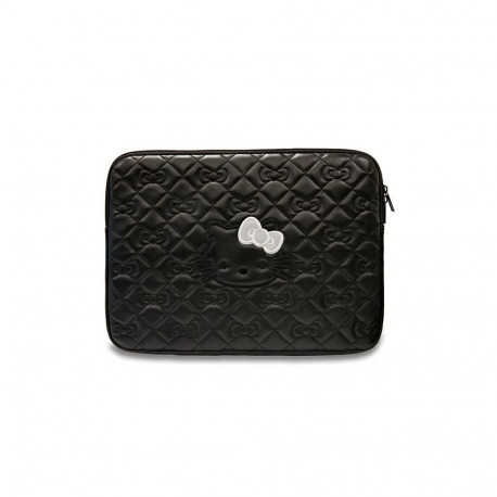 Hello Kitty Hello Kitty Zip PU Quilted Bows case for a 14" laptop - black
