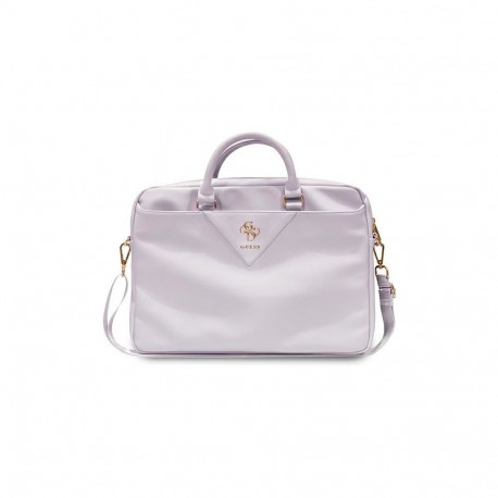 Guess Guess Triangle 4G bag for a 16" laptop - purple
