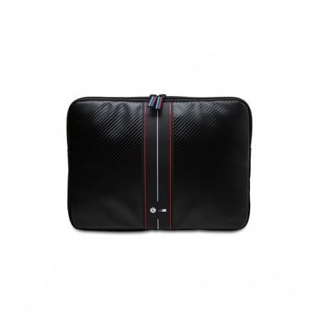 BMW BMW Carbon & Red Stripe sleeve for a 16" laptop - black