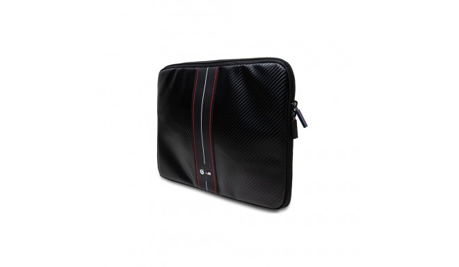 BMW BMW Carbon & Red Stripe sleeve for a 14" laptop - black