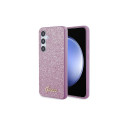 Guess Guess Glitter Script case for Samsung Galaxy S24 - purple