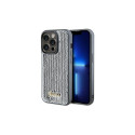 Guess Guess Sequin Script Metal case for iPhone 14 Pro Max - silver