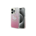 Hello Kitty Hello Kitty IML Gradient Electrop Kitty Head case for iPhone 13 Pro / 13 - pink