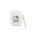 Hello Kitty Hello Kitty Silicone 3D Kitty Head case for AirPods 1/2 - white
