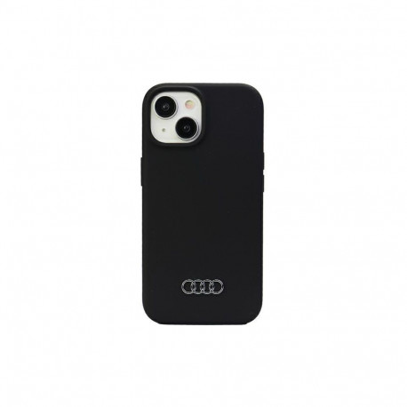 Audi Audi Silicone Case for iPhone 15 Plus - black