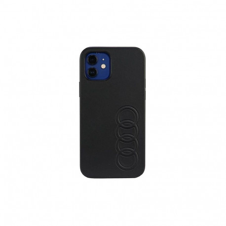 Audi Audi Synthetic Leather iPhone 12/12 Pro 6.1" black/black hardcase AU-TPUPCIP12P-TT/D1-BK