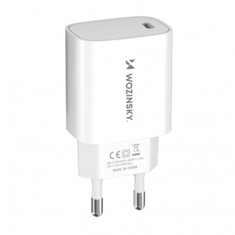 Wozinsky Wozinsky WGWCCW 20W USB-C Wall Charger - White