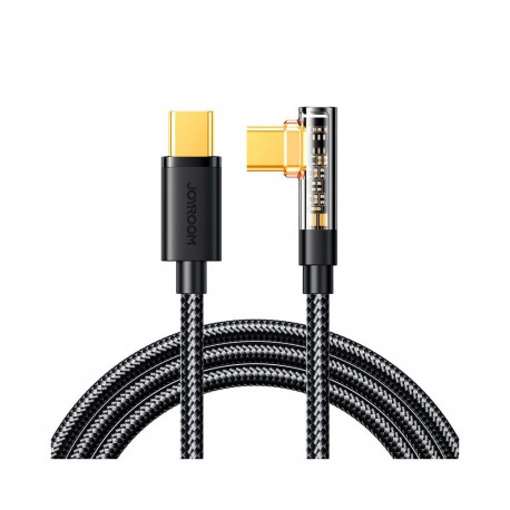 Joyroom Joyroom Gaming Cable S-CC100A6 USB-C (angled) / USB-C (straight) 100W 1.2m - black