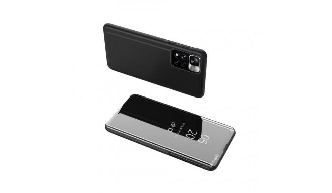 Hurtel Clear View Case cover for Realme C33 flip cover black