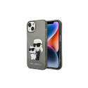 Karl Lagerfeld Karl Lagerfeld Glitter Karl&Choupette case for iPhone 14 Plus - black