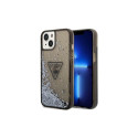 Guess Guess GUHCP14SLFCTPK iPhone 14 6.1" black/black hardcase Liquid Glitter Palm Collection