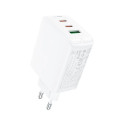 Acefast Acefast fast charger GaN (2x USB-C / USB-A) PPS / PD / QC4+ 65W white (A41)