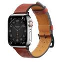 Hurtel Strap Leather for Apple Watch 38 / 40 / 41 mm band bracelet - red