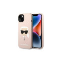 Karl Lagerfeld Karl Lagerfeld KLHMP14MSLKHLP iPhone 14 Plus 6,7" hardcase jasnorowy/light pink Silic