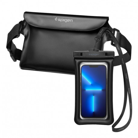 Spigen Spigen Aqua Shield A621 Waterproof Hip Bag + Floating Case - Black