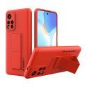 Wozinsky Wozinsky Kickstand Case Silicone Stand Cover for Xiaomi Redmi 10 Red