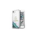Guess Guess GUHCP7GLUQBL iPhone 6/7/8 /SE 2020 / SE 2022 blue/blue hard case Liquid Glitter Party