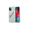 Guess Guess GUHCP12MLSVSBF iPhone 12/12 Pro 6.1" blue fuchsia/blue fuschia hardcase Silicone Vintage
