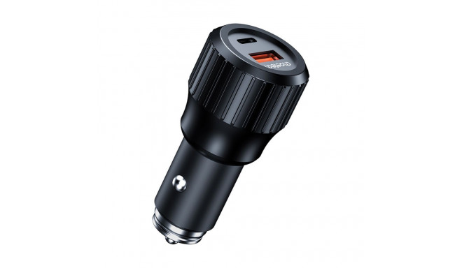 Choetech Choetech TC0010 USB-C USB-A PD 63W car charger - black