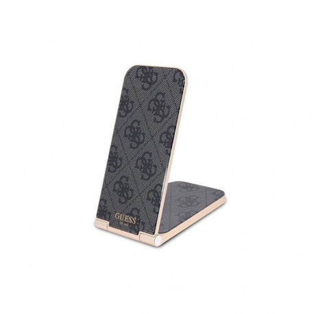 Guess Guess 4G Pattern MagSafe foldable 2in1 15W inductive charger - black