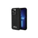 Guess Guess Sequin Script Metal case for iPhone 13 Pro / 13 - black
