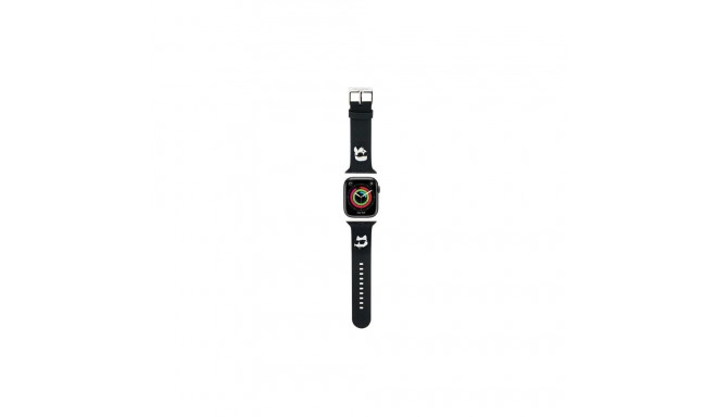Karl Lagerfeld Karl Lagerfeld 3D Rubber Karl&Choupette Heads strap for Apple Watch 42/44/45/49mm