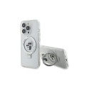 Karl Lagerfeld Karl Lagerfeld KLHMP14LHMRSKCH iPhone 14 Pro 6.1" white/white hardcase Ring Stand Kar
