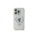 Karl Lagerfeld Karl Lagerfeld KLHMN61HMRSKCH iPhone 11 / Xr 6.1" white/white hardcase Ring Stand Kar