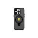 Ferrari Ferrari FEHMP15SUSCAK iPhone 15 6.1" black/black hardcase Ring Stand 2023 Collection MagSafe