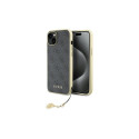 Guess Guess 4G Charms Collection case for iPhone 15 Plus - gray