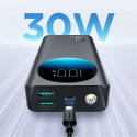 Joyroom Powerbank Joyroom JR-PBF02 30W 20000mAh + USB-A - USB-C cable 0.25m - black