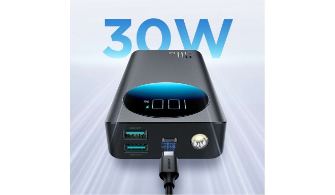 Joyroom Powerbank Joyroom JR-PBF02 30W 20000mAh + USB-A - USB-C cable 0.25m - black