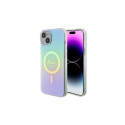 Guess Guess GUHMP15MHITSQ iPhone 15 Plus 6.7" turquoise/turquoise hardcase IML Iridescent MagSafe