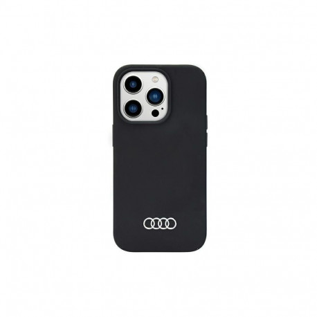 Audi Audi Silicone Case iPhone 14 Pro Max 6.7" black/black hardcase AU-LSRIP14PM-Q3/D1-BK
