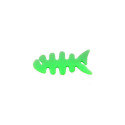 Hurtel Fish-shaped headphone cable wrap - green