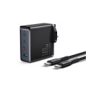 Joyroom GaN charger UK Joyroom JR-TCG05UK 140W 3x USB-C USB-A + USB-C / USB-C cable 240W 1.2m