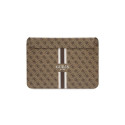 Guess Guess 4G Printed Stripes cover for a 14" laptop - brown