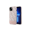 Guess Guess GUHMP14MHGCFSEP iPhone 14 Plus 6.7" pink/pink hard case GCube Stripes MagSafe