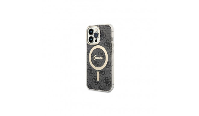 Guess Guess GUHMP13LH4STK iPhone 13 Pro / 13 6.1" black/black hardcase 4G MagSafe
