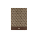 Guess Guess 4G Stripe Allover case for iPad Pro 12.9" - brown