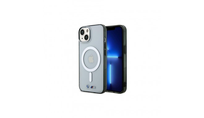 BMW BMW Silver Ring MagSafe case for iPhone 14 Plus - transparent