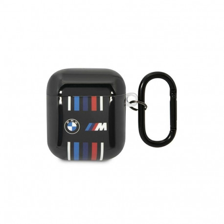 BMW BMW BMA222SWTK AirPods 1/2 cover black/black Multiple Colored Lines