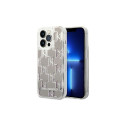 Karl Lagerfeld Karl Lagerfeld KLHCP14LLMNMS iPhone 14 Pro 6.1 "hardcase silver / silver Liquid Glitt