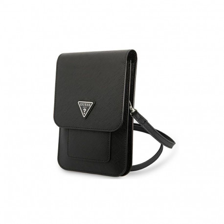 Guess Guess Handbag GUWBSATMBK black / black Saffiano Triangle