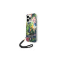 Guess Guess GUOHCP14LHFLSB iPhone 14 Pro 6.1 "blue / blue hardcase Flower Strap