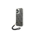Guess Guess GUOHCP14LH4STK iPhone 14 Pro 6.1 "black / black hardcase 4G Print Strap